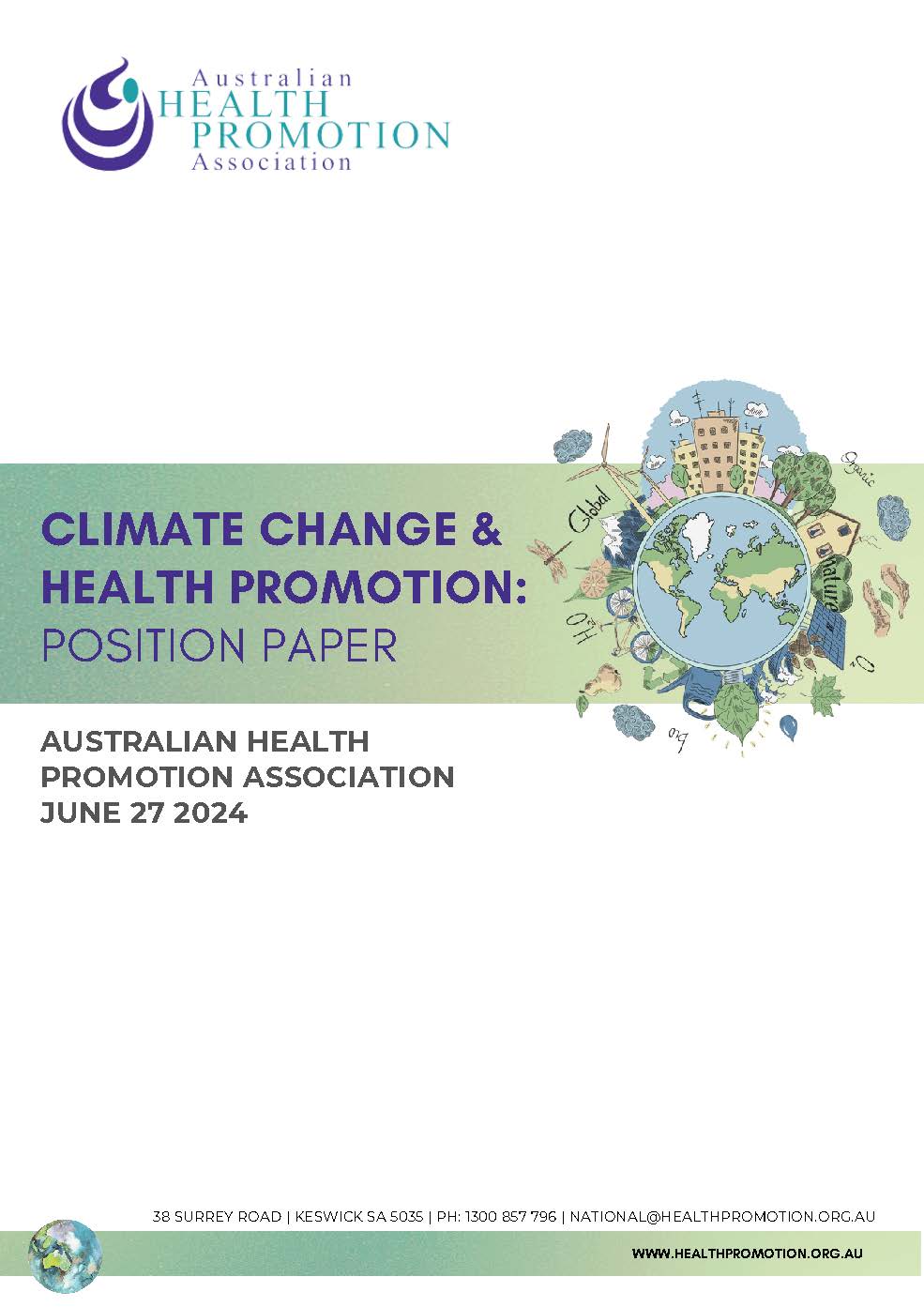 Climate Change and Health Promotion Position Paper 2024 final Page 1